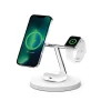 Belkin BOOST CHARGE PRO MagSafe 3 az 1-ben töltőállvány, gyors töltés az órához, EU tápegység fehér  thumbnail
