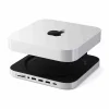 Satechi Állvány és Hub Mac Mini / Studio-hoz (1x USB-C 3.2, 1x USB-A 3.2, 2x USB-A 3.0, 3.5 mm audio, 1x Micro/SD, 1x NVMe/M.2 SATA SSD ház meghajtó nélkül) - Ezüst thumbnail