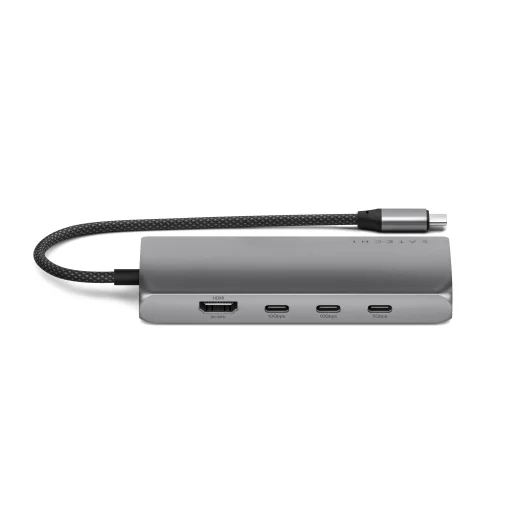 Satechi USB-C MultiPort Adapter 8K Ethernet V3 - Űrszürke - 2