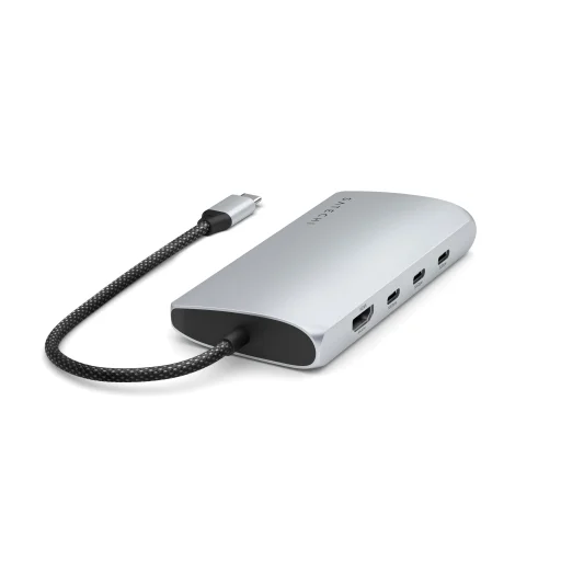 Satechi USB-C MultiPort Adapter 8K Ethernettel V3 - Ezüst - 3