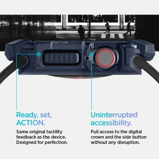  Apple Watch 10/11 (46 mm) Navy Blue SPIGEN Rugged Armor tok - 13