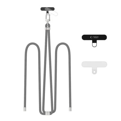 TECH-PROTECT C7S mobiltelefon nyakpánt SZÜRKE/EZÜST - 1