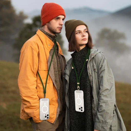 TECH-PROTECT C7S mobiltelefon nyakpánt HUNTER ZÖLD/FEKETE - 3