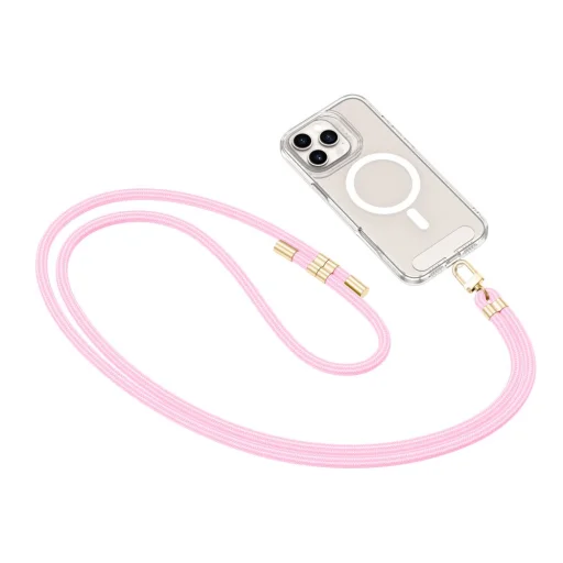 Tech-protect C7s Keresztpánt Baby Pink/arany - 2