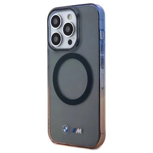  iPhone 15 Pro Max szürke BMW Gradient Bumper MagSafe tok - 2