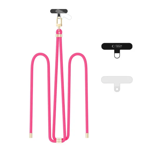 Tech-protect C7s Keresztpánt Forró Rózsaszín/arany - 1