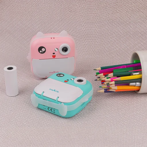 Maxlife fényképezőgép nyomtató MXPC-100 kék - 6