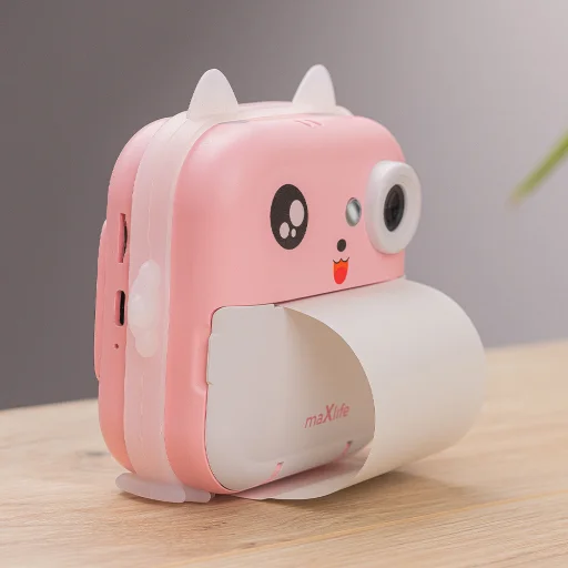 Maxlife nyomtató kamera MXPC-100 rózsaszín - 3