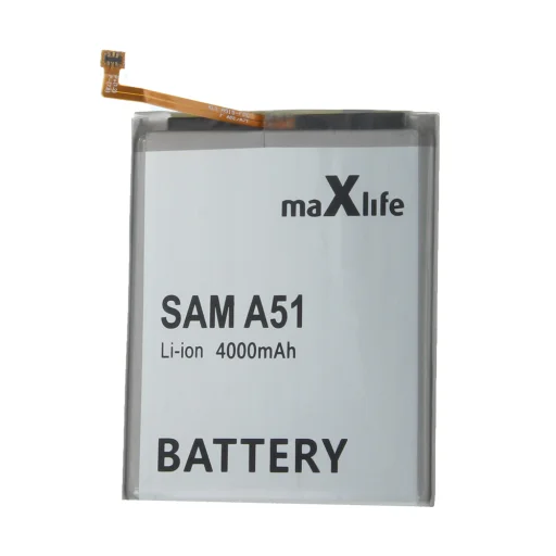Maxlife akkumulátor Samsung Galaxy A51 5G A515 EB-BA516ABY 4000mAh - 3