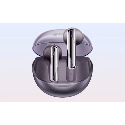 Fülhallgató TWS QCY AilyBuds Clear T32 (lila) - 9