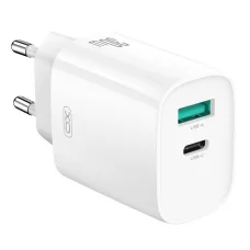Fali töltő XO CE30, 30W, 1x USB-C, 1x USB-A