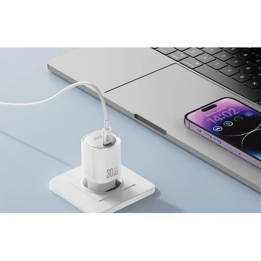 Fali töltő XO CE20, 30W, GaN, USB-C - 4