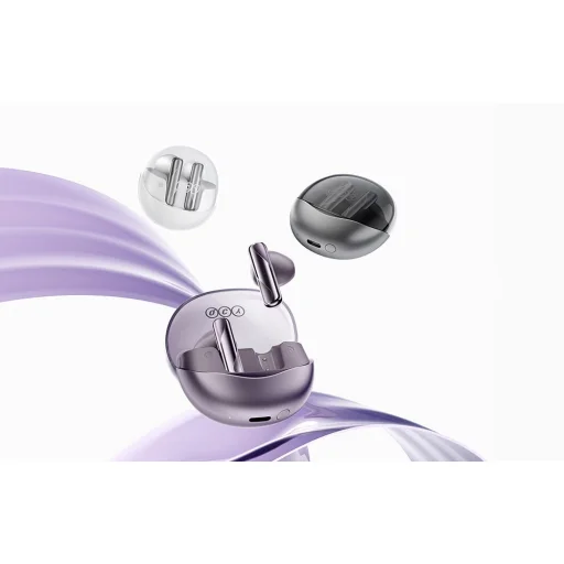 Fülhallgató TWS QCY AilyBuds Clear T32 (fekete) - 11