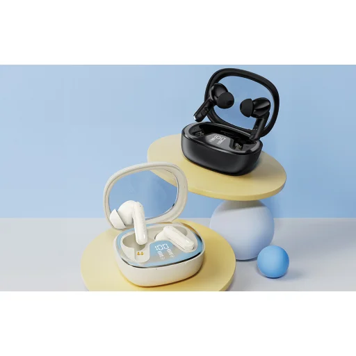 Vezeték nélküli fülhallgató, Vention, NBMN0, Earbuds Air A01 (bézs) - 2