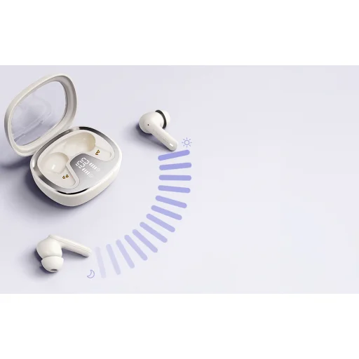 Vezeték nélküli fülhallgató, Vention, NBMN0, Earbuds Air A01 (bézs) - 5