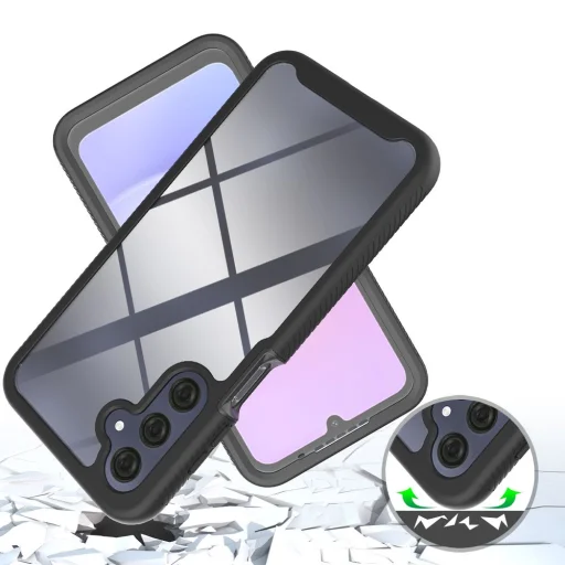 TECH-PROTECT DEFENSE360 GALAXY A16 4G / 5G / A26 5G / A17 4G / 5G FEKETE tok - 5