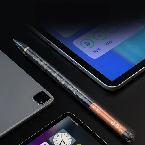 Tech-protect Digitális Mágneses Stylus Toll "4" Ipad áttetsző/fekete - 6