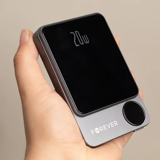 Forever vezeték nélküli powerbank MATB-200 20W PD 5000 mAh mágneses fekete - 10