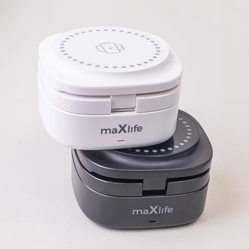 Maxlife MXWC-06 mágneses vezeték nélküli töltő 15W fehér 3 az 1-ben MagSafe - 9