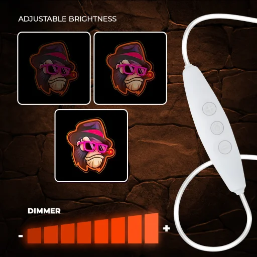 Neon ART LED GANGSTA MAJOM multicolor FLA03 Forever Light - 6