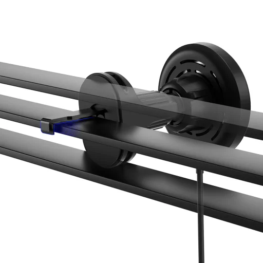 Forever autós tartó légbefúvó nyílásra MACH-300 mágneses vezetéknélküli töltéssel fekete Qi2 15W - 4