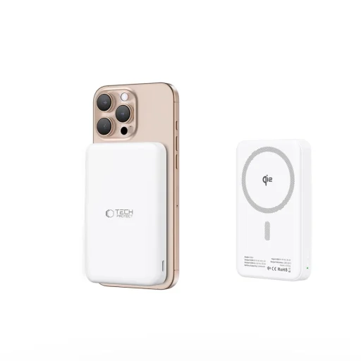 Tech-protect Pb24 Lifemag Qi2 Magsafe Power Bank 10000mah Fehér - 6