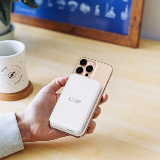 Tech-protect Pb24 Lifemag Qi2 Magsafe Power Bank 10000mah Fehér - 9