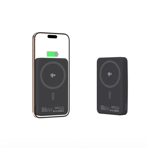 Tech-protect Pb24 Lifemag Qi2 Magsafe Powerbank 10000mah Fekete - 4