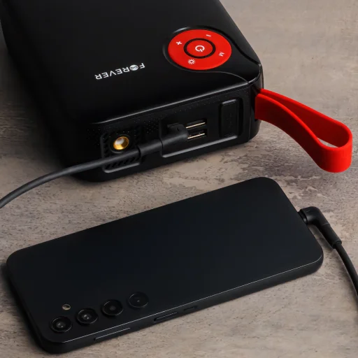 Forever jump starter 4 az 1-ben JS-400 7200mAh fekete-kék - 11