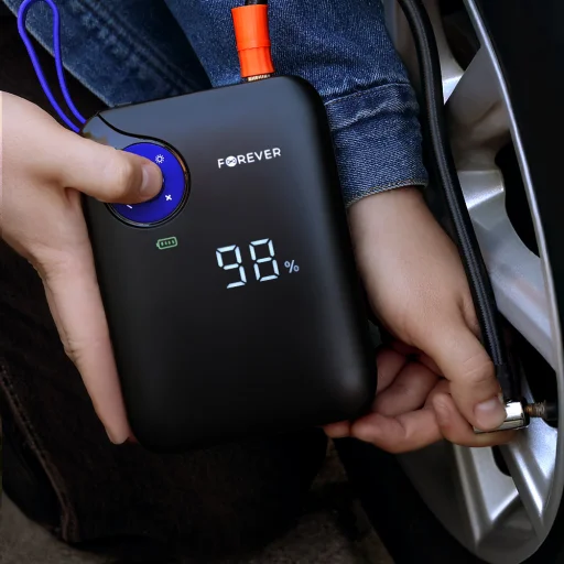 Forever jump starter 4 az 1-ben JS-400 7200mAh fekete-kék - 5