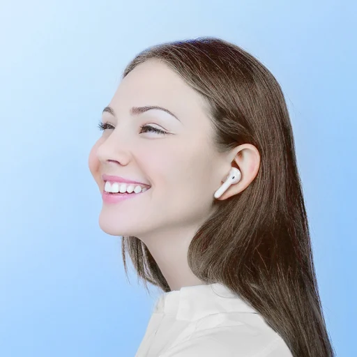 Blavec Bluetooth TWS Fülhallgató BW04 Prime Aktív ANC+ENC (BW04PA-W) fehér - 6