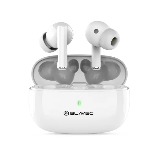 Blavec Bluetooth TWS fülhallgató BW01 Pure (BW01-W) fehér - 1
