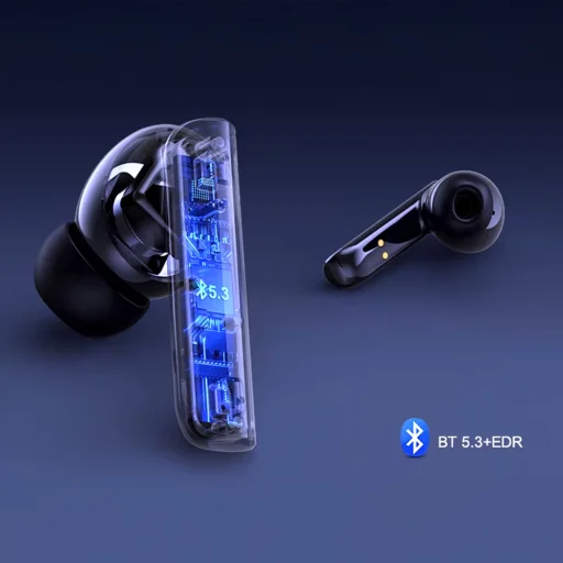 Blavec Bluetooth TWS Fülhallgató BW03 Infinity Pro ANC+ENC (BW03IP-B) fekete - 5