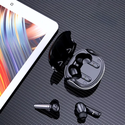 Blavec Bluetooth TWS Fülhallgató BW03 Infinity Pro ANC+ENC (BW03IP-B) fekete - 6