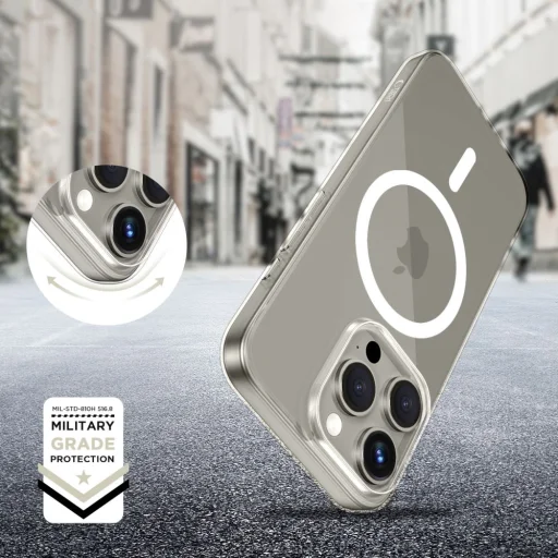 Tech-protect Flexair Magsafe Iphone 15 Pro Clear Tok - 4