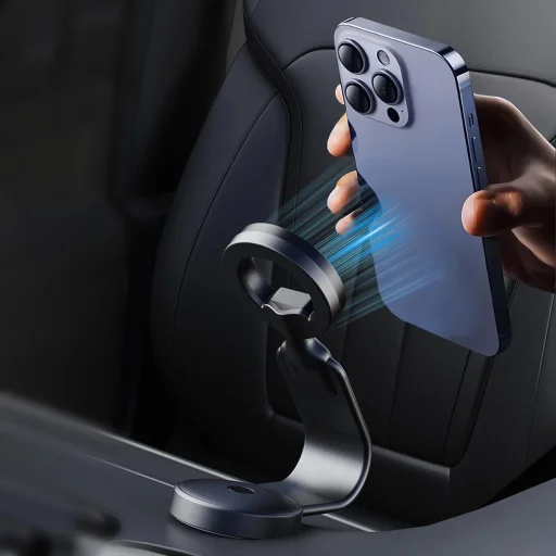 Dudao F21 autós telefontartó MagSafe kompatibilis - Fekete - 3