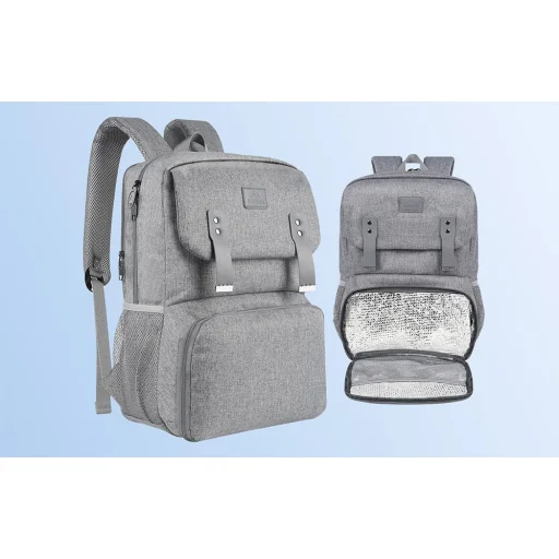 Lunch / Laptop hátizsák 15.6'' Matein 1161 Szürke USB - 4