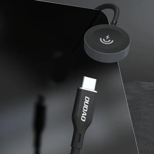 Dudao A12C Induktív Töltő Apple Watch-hoz 1.2m - Fekete tok - 3