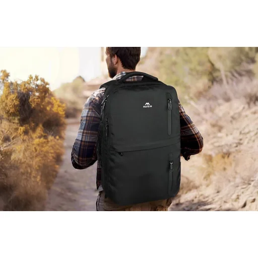 Laptop utazó hátizsák 17.3" Matein 1197 Fekete - 5