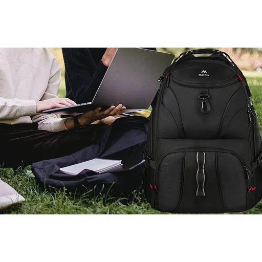 Utazó laptop hátizsák 17.3'' TSA Matein 1211 Fekete - 4