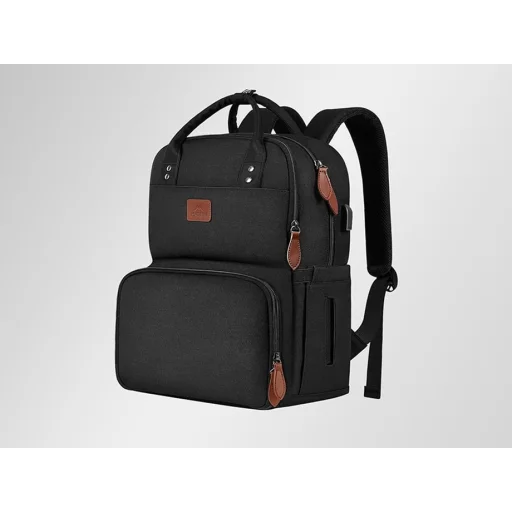 Laptop hátizsák / ebéd táska 15,6'' Matein 1162 USB fekete - 3