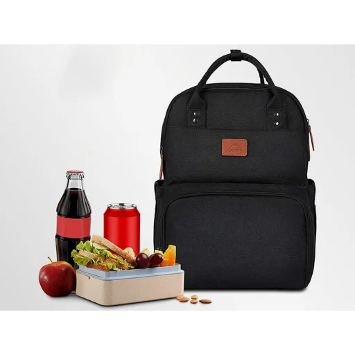 Laptop hátizsák / ebéd táska 15,6'' Matein 1162 USB fekete - 5