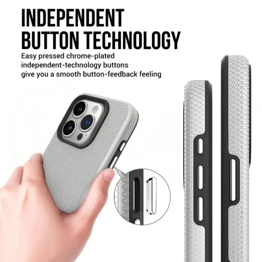 Vmax Triangle tok Samsung Galaxy A15 4G / A15 5G ezüst - 5