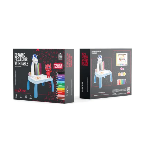 Maxlife projektor rajzasztallal MXDP-200 kék, - 6