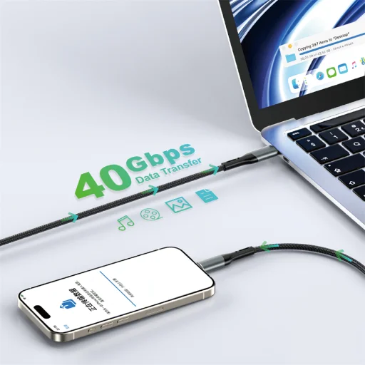 WIWU 240W PD Projektor kábel Wi-C036 C-C - 6