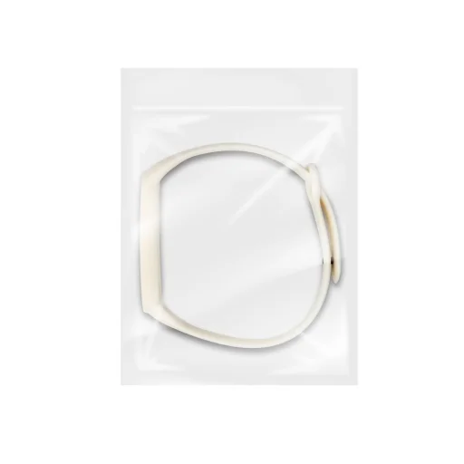 Szilikon szíj XIAOMI Mi Band 5 / 6 / 7 homokszínű (11) - 4