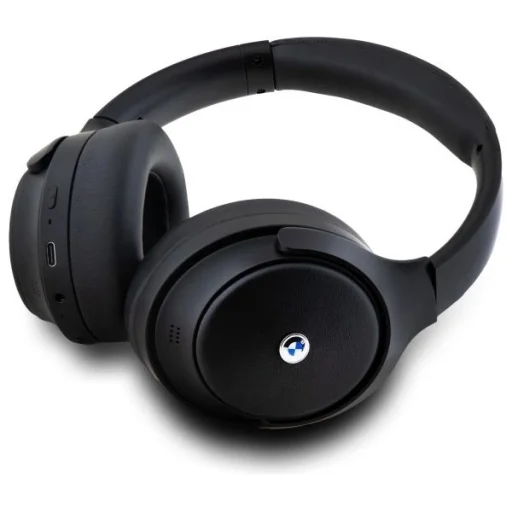 BMW Bluetooth ANC On-Ear Fejhallgató BMBHKL601SSLVK Fekete/Fekete Fém Logók - 2