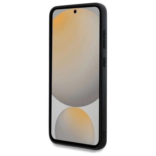 Karl Lagerfeld KLHCS24FEPGKLKCPK Samsung Galaxy S24 FE fekete/fekete kemény tok Monogram Karl&Choupette fej jelvény tok - 5