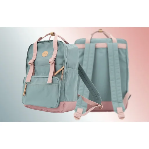 Laptop hátizsák 15'' Himawari 1085B (kék-rózsaszín) - 5