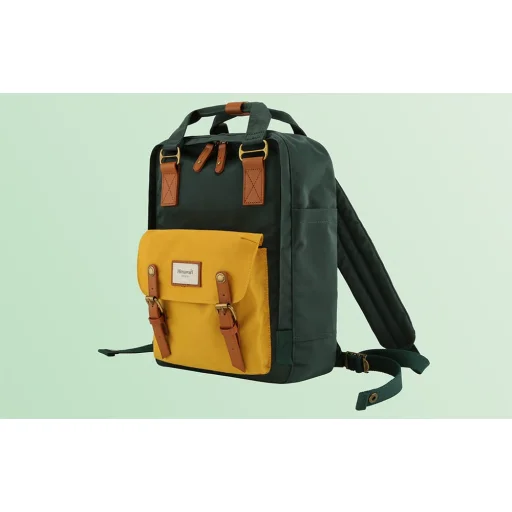 Laptop hátizsák 14'' Himawari 188L (zöld-sárga) - 4